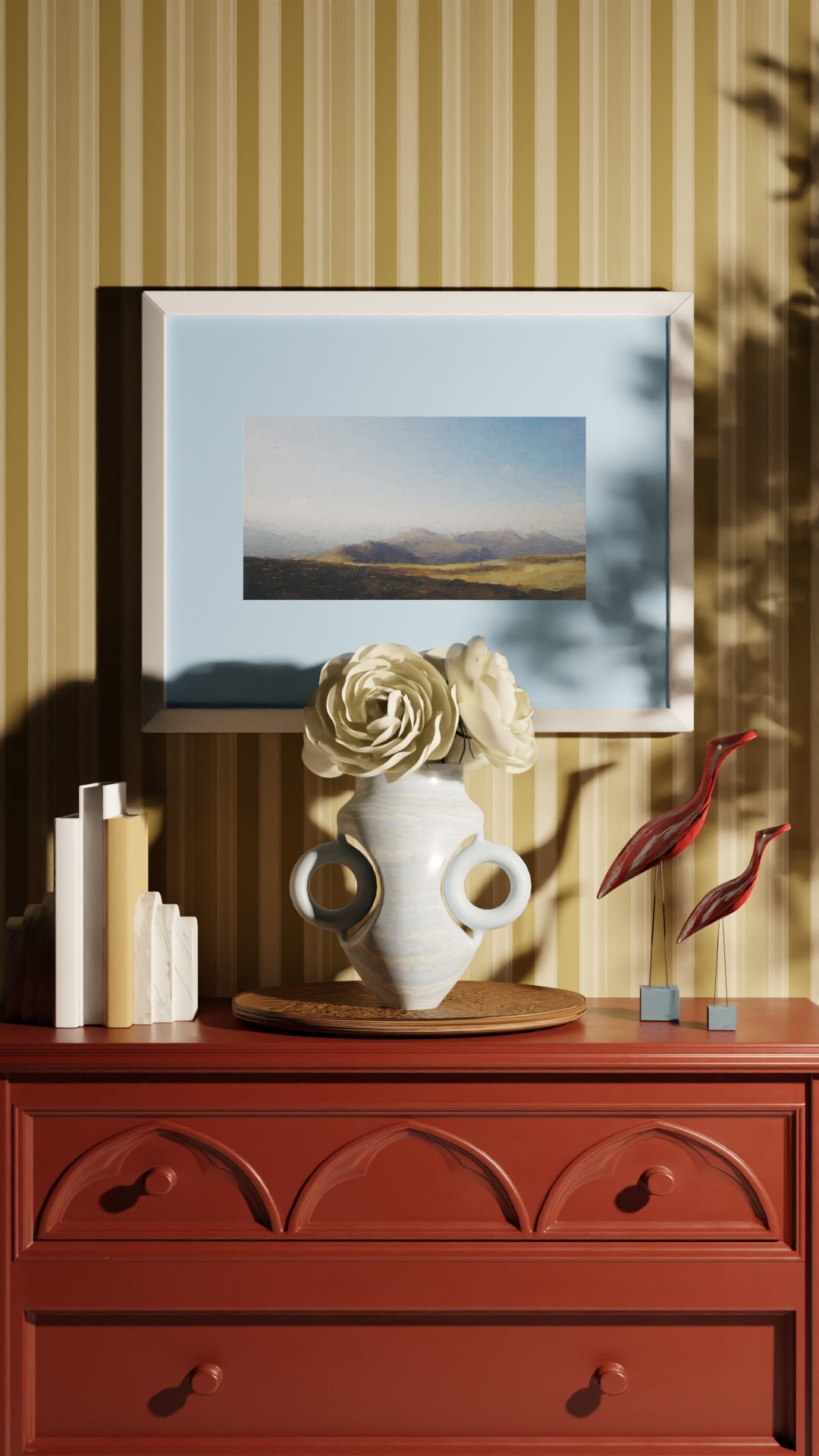 A room decorated by Anna Maria Casa.